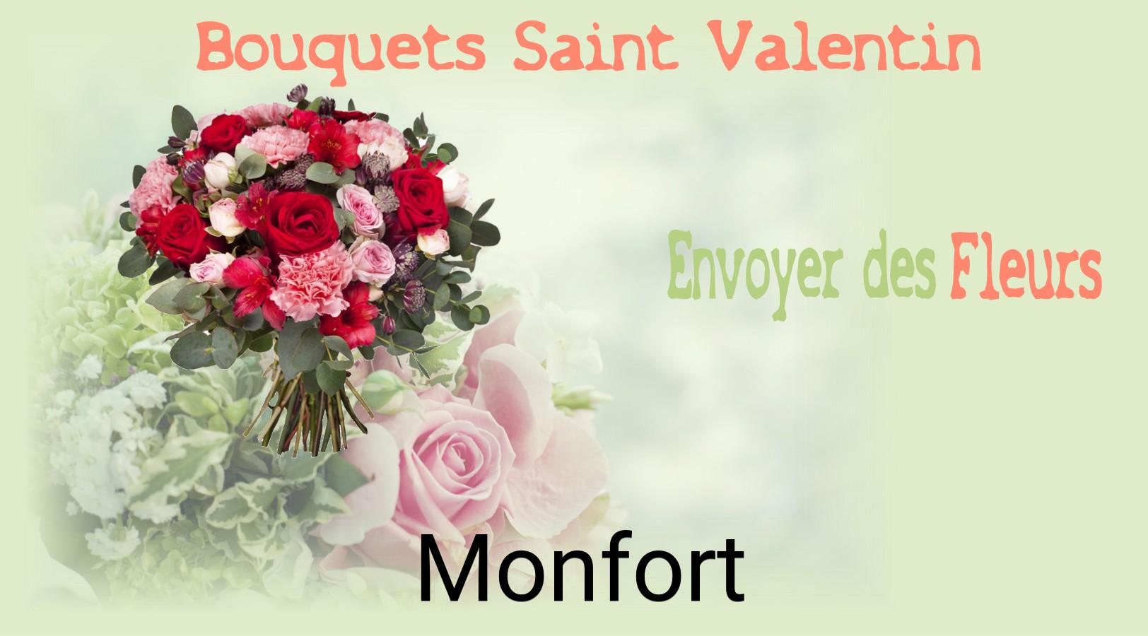 Roses de Saint-Valentin livrées à Monfort